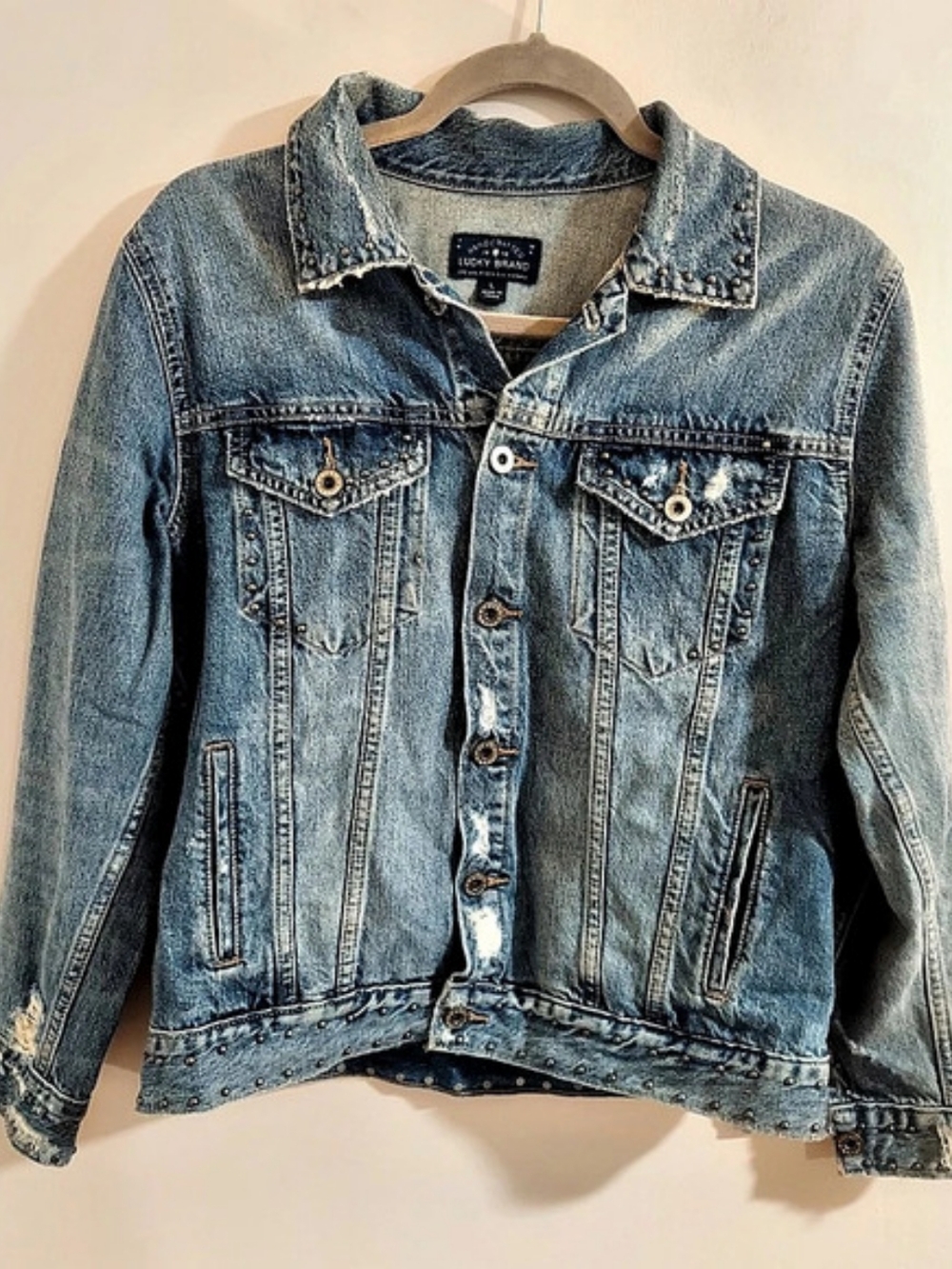 Unique Denim Lucky Brand Jacket Size Large
